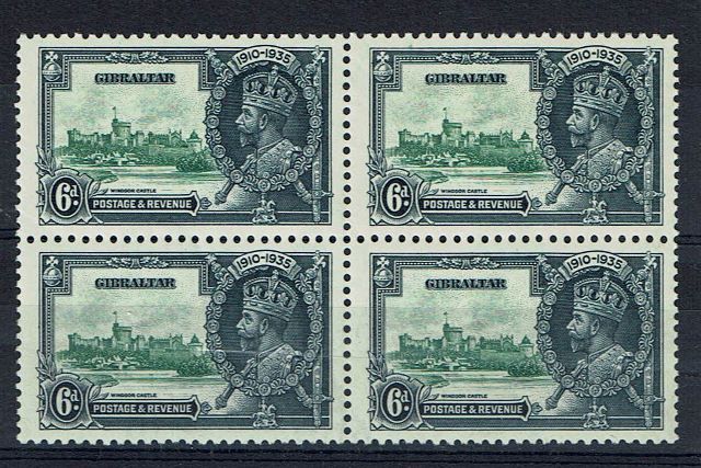 Image of Gibraltar SG 116/116c UMM British Commonwealth Stamp